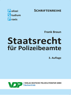 cover image of Staatsrecht  für Polizeibeamte